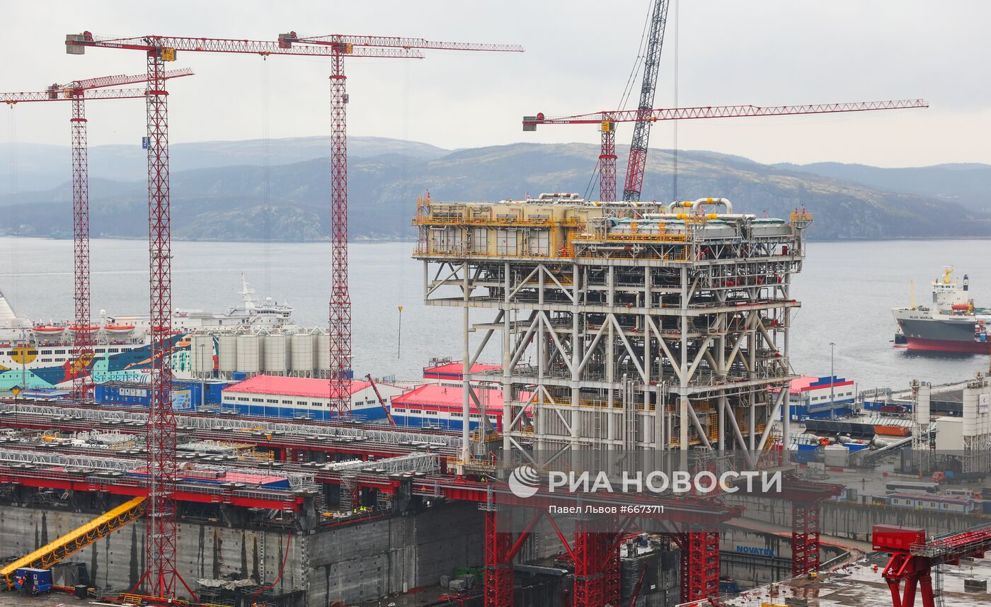Строительство завода по производству линий сжижения природного газа в Мурманской области