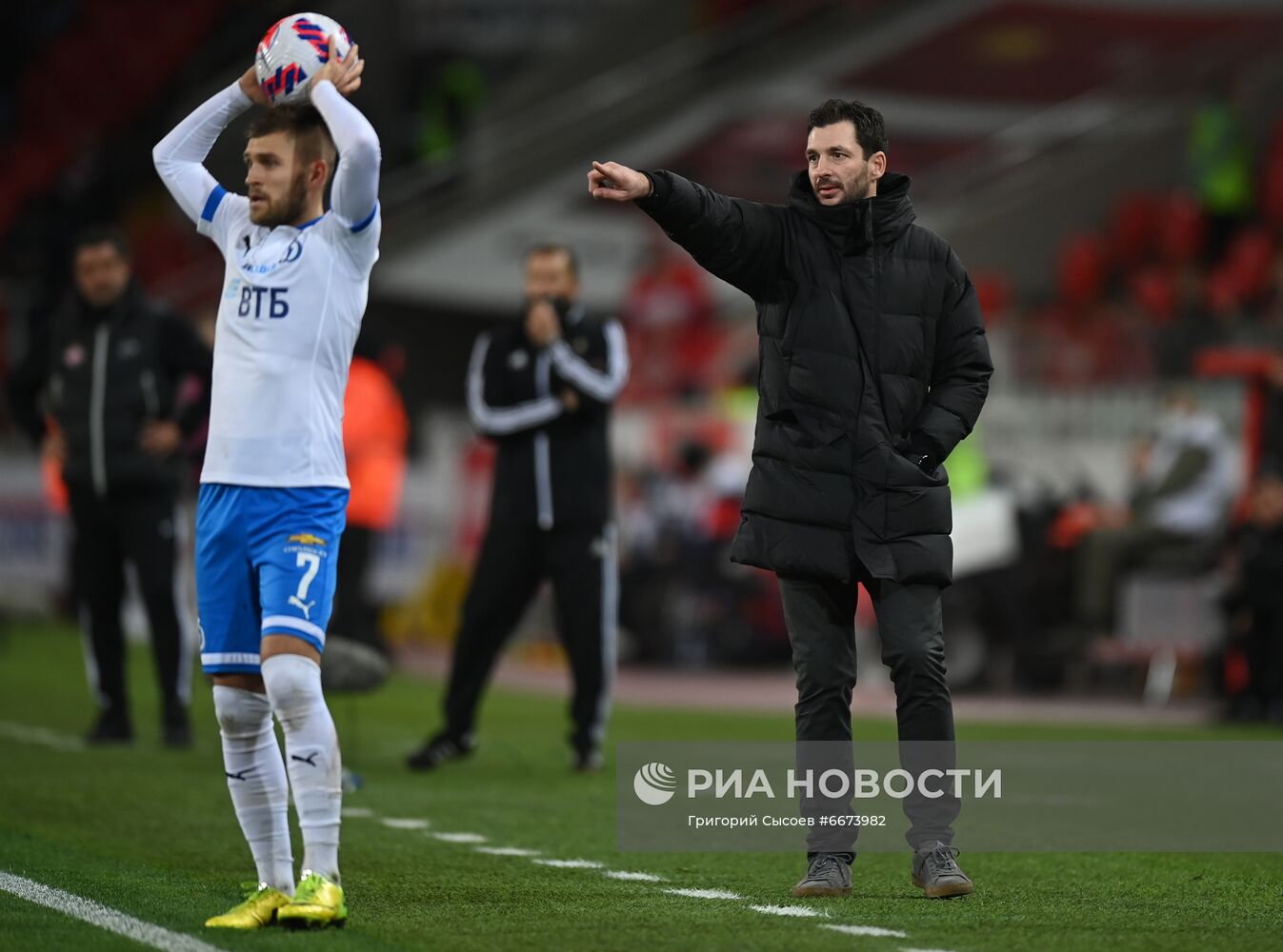 Футбол. РПЛ. Матч "Спартак" - "Динамо"