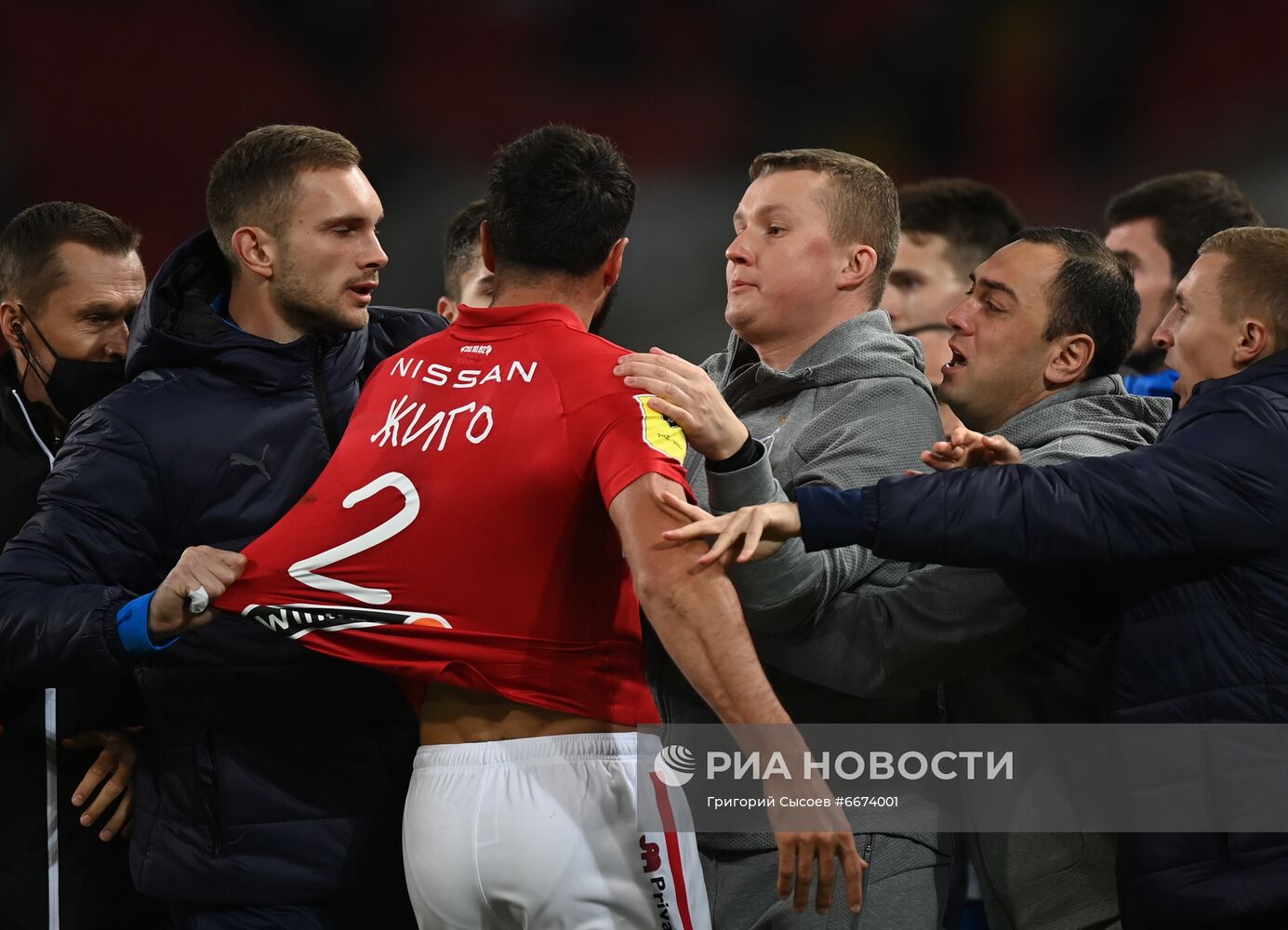 Футбол. РПЛ. Матч "Спартак" - "Динамо"