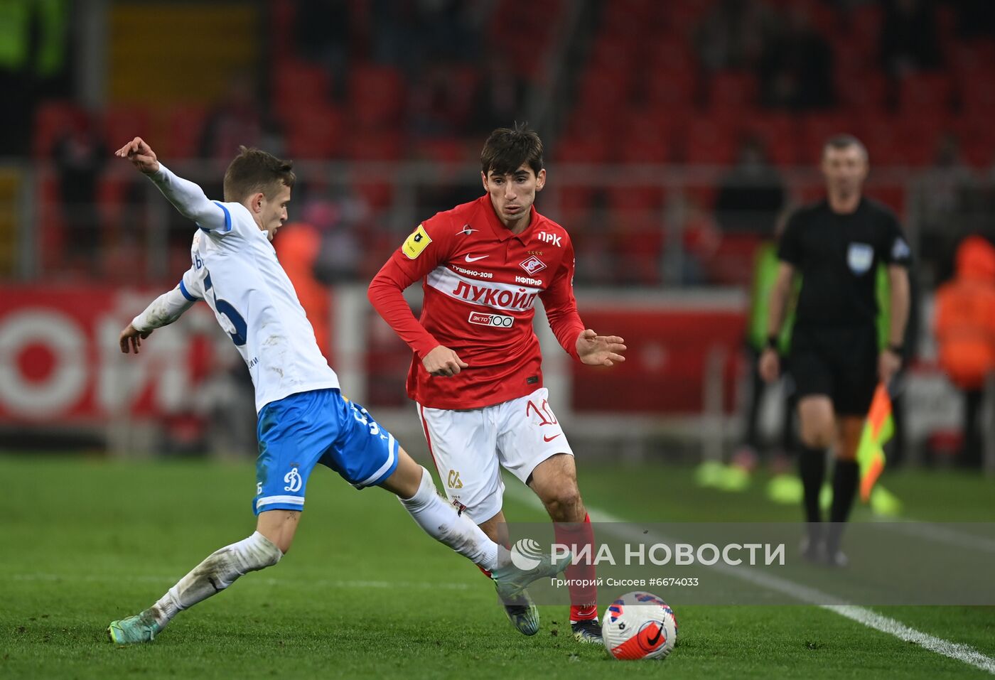 Футбол. РПЛ. Матч "Спартак" - "Динамо"