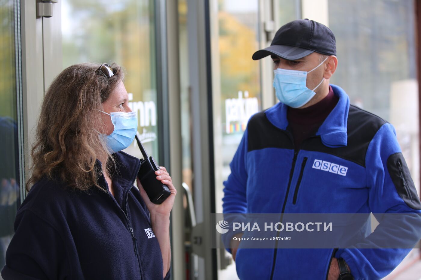 В Донецке разбит палаточный лагерь в знак протеста против бездействия ОБСЕ