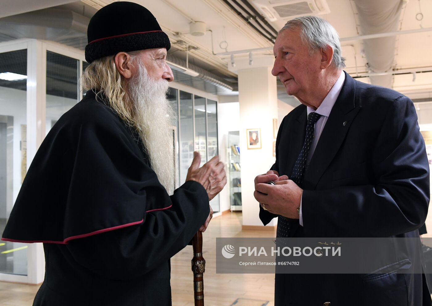 Глава МИД РФ С. Лавров посетил Дом русского зарубежья