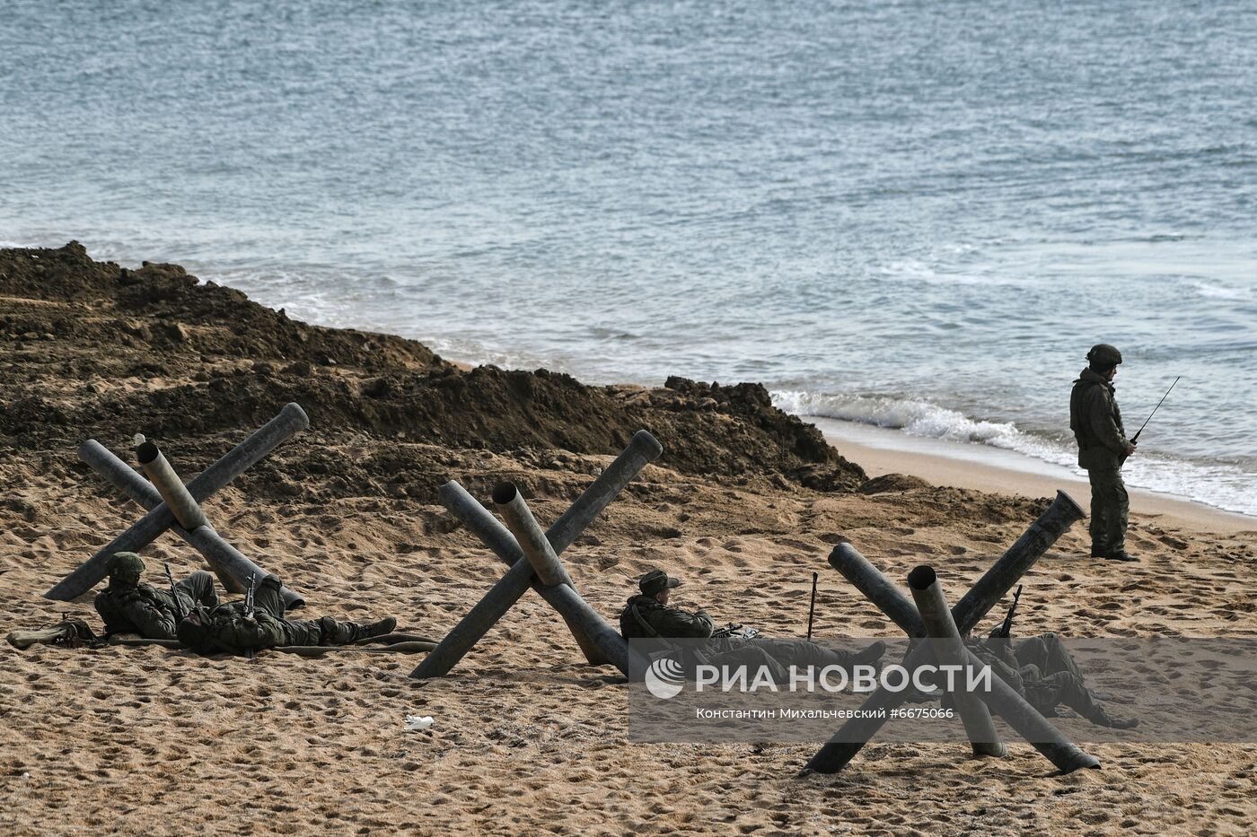 Учения Черноморского флота в Крыму