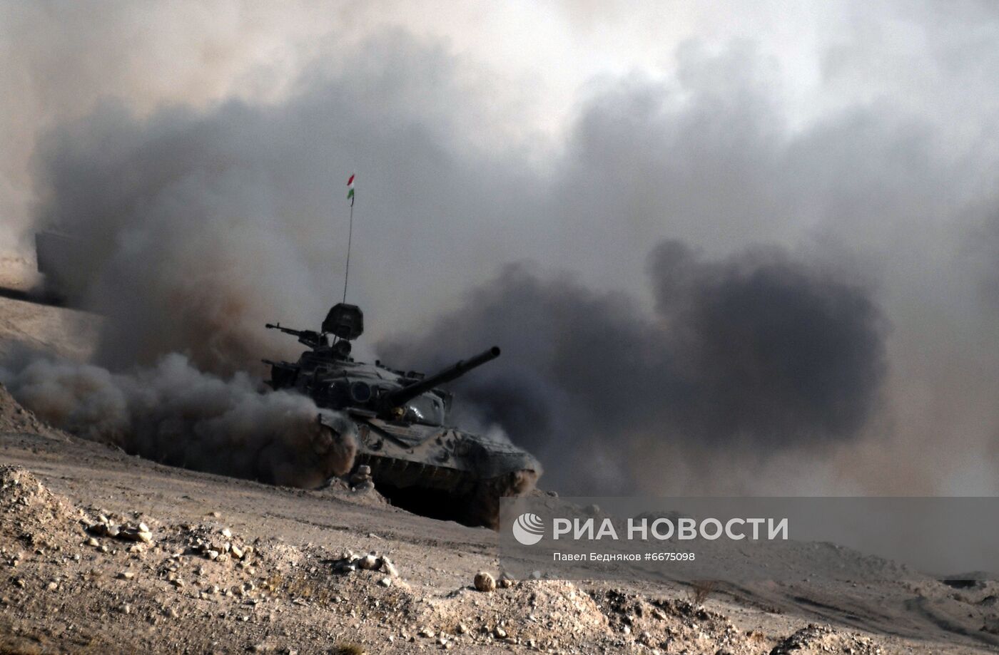 Учения сил ОДКБ в Таджикистане