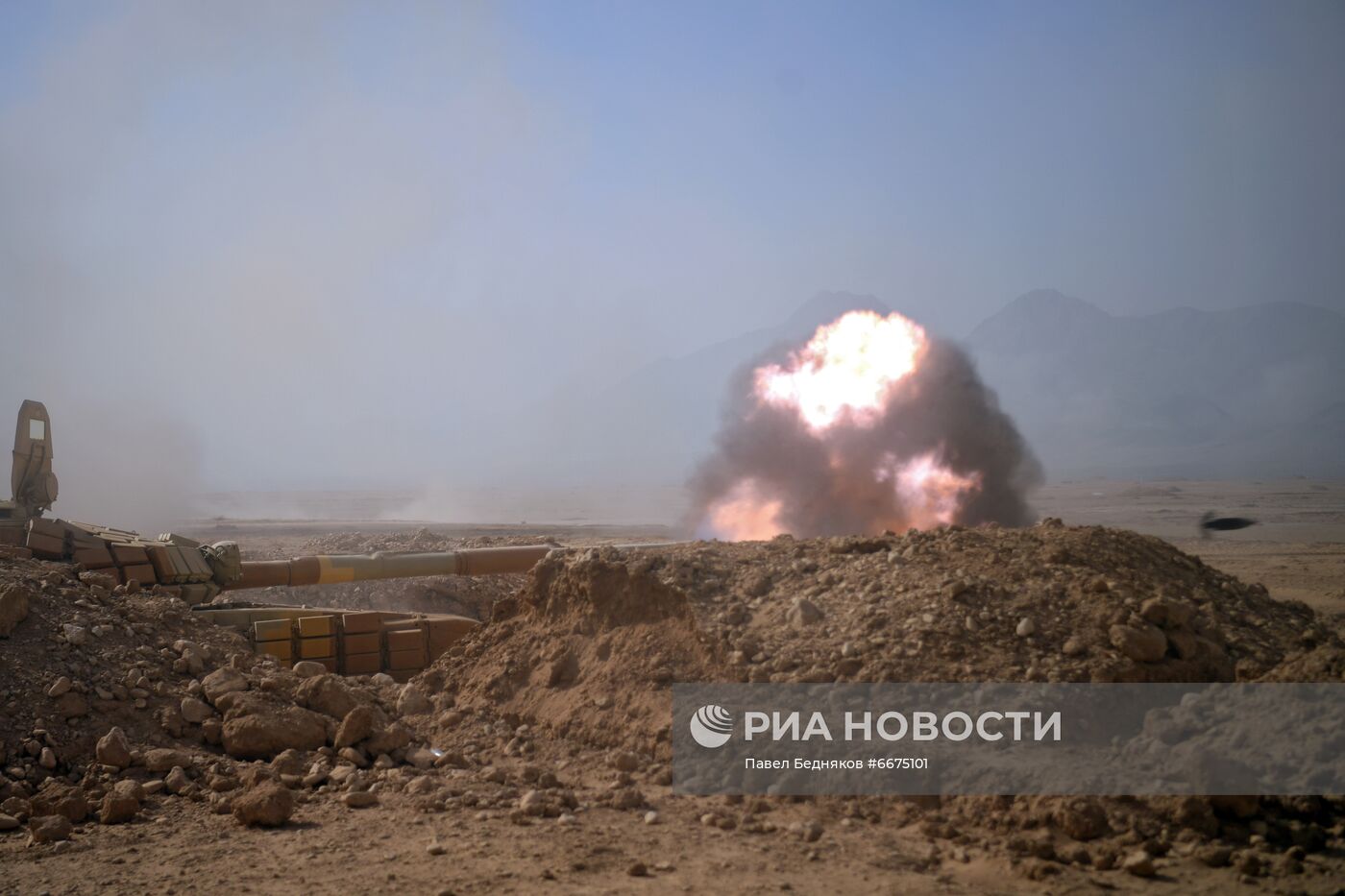 Учения сил ОДКБ в Таджикистане