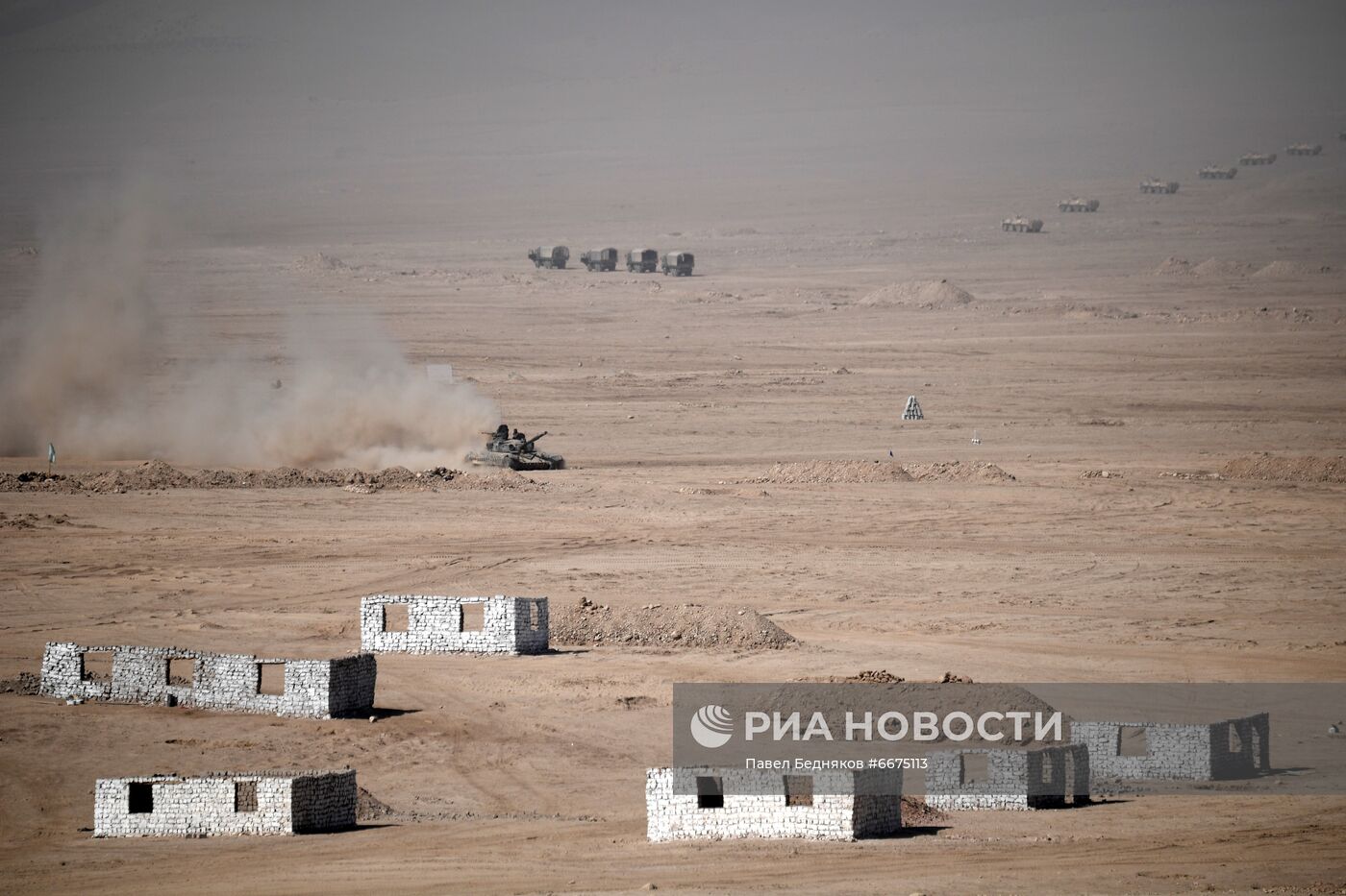 Учения сил ОДКБ в Таджикистане