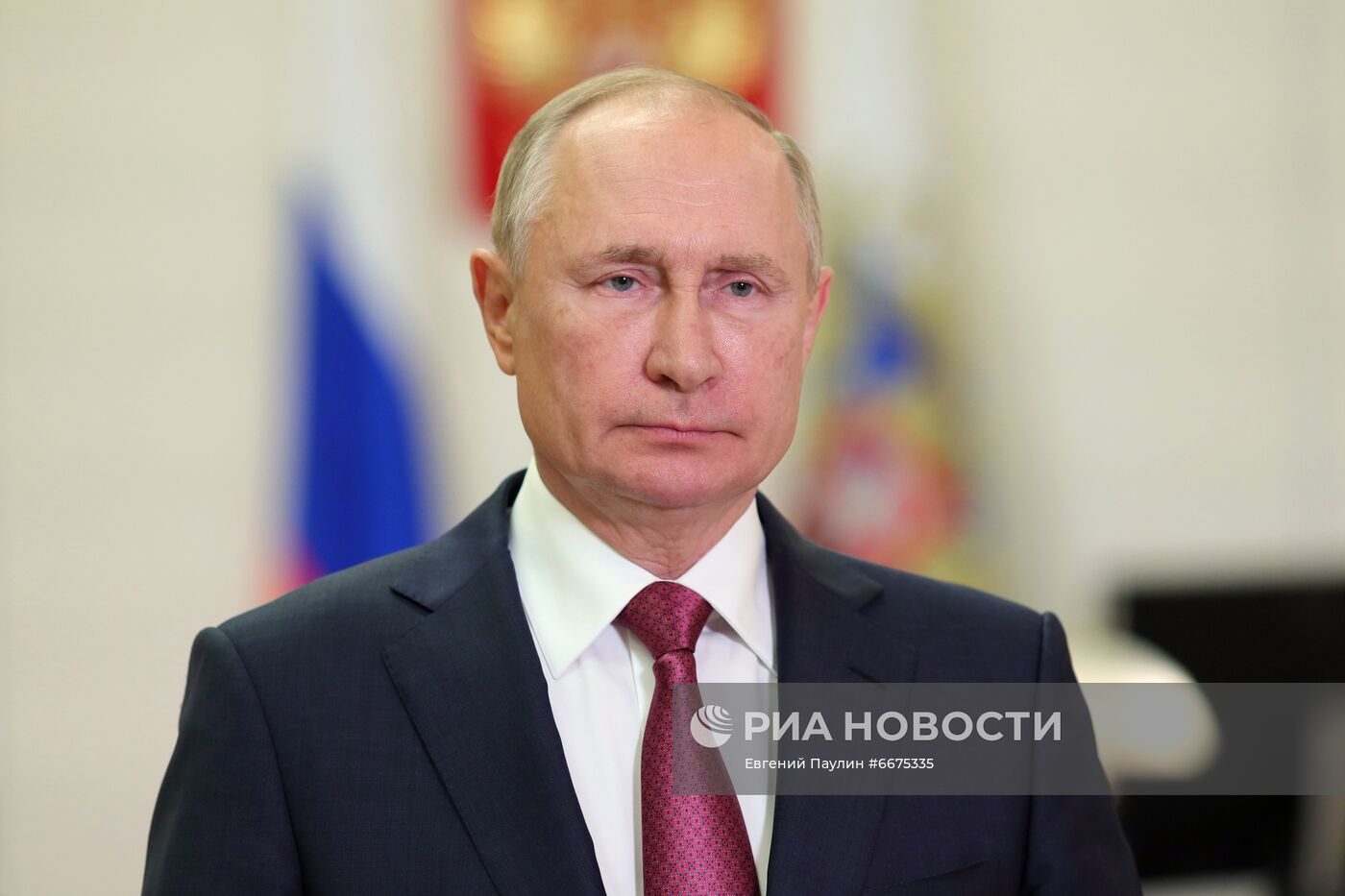 Обращение президента РФ В. Путина к участникам и гостям церемонии вручения премии РГО