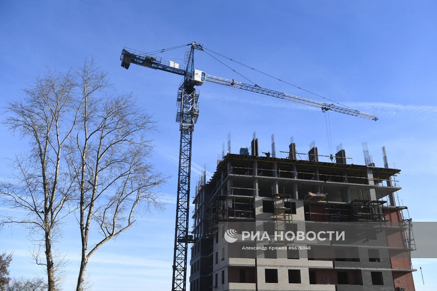 Строительство жилого комплекса "Я - Маяковский" в Новосибирске