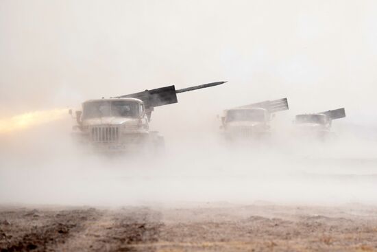 Учения сил ОДКБ в Таджикистане