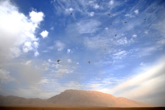 Учения сил ОДКБ в Таджикистане