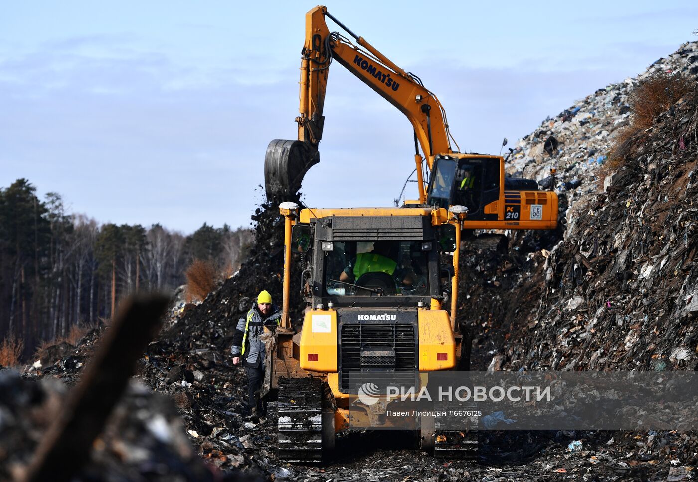 Рекультивация Широкореченского полигона в Екатеринбурге