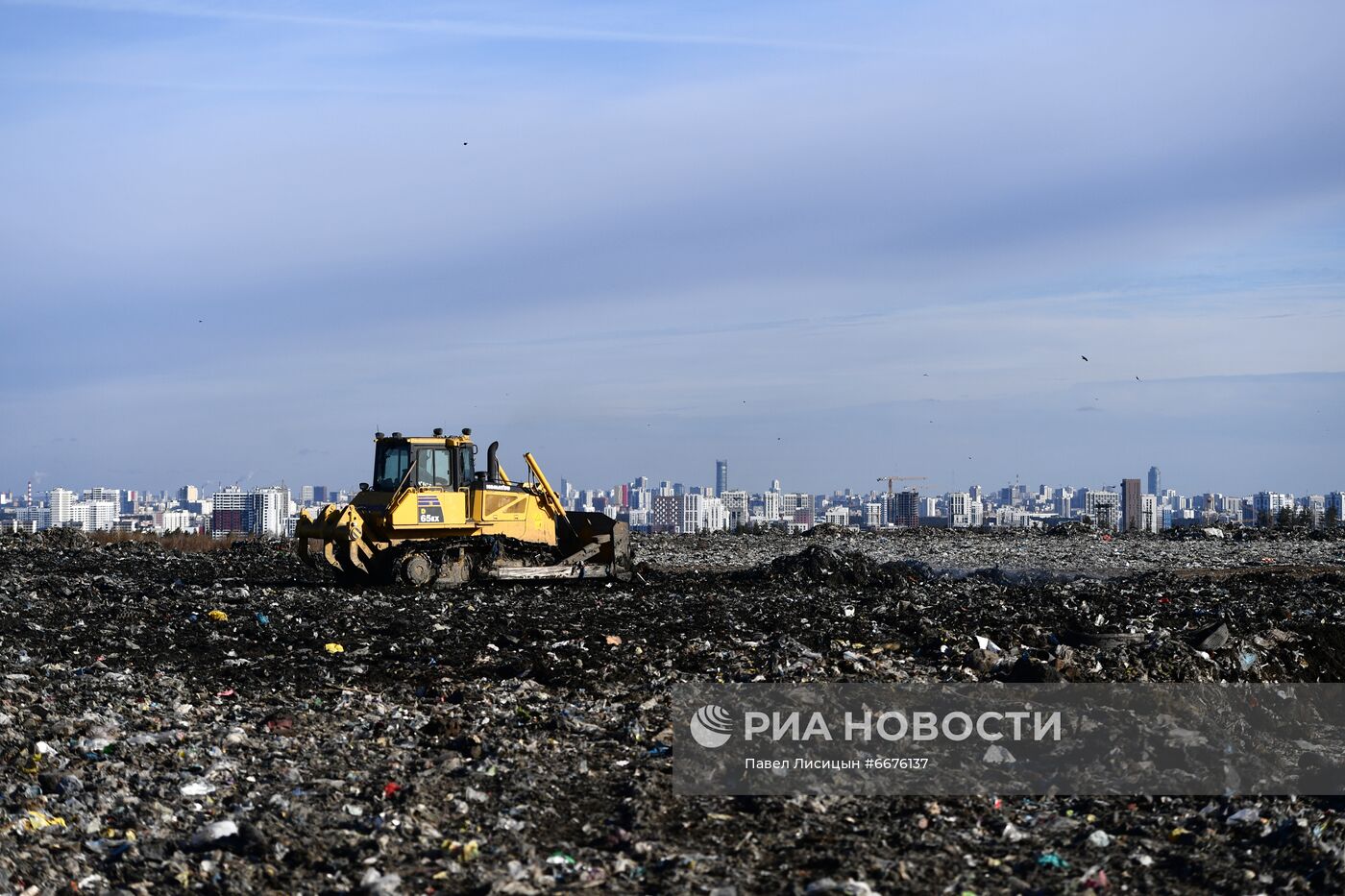 Рекультивация Широкореченского полигона в Екатеринбурге