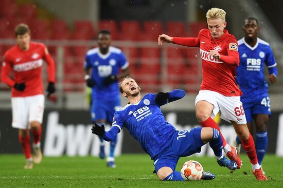 Футбол. Лига Европы. Матч "Спартак" - "Лестер"