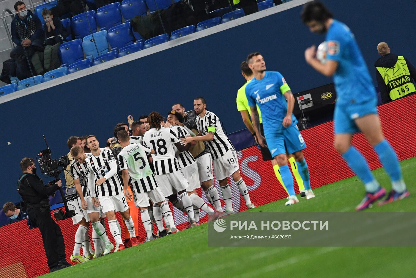 Футбол. Лига чемпионов. Матч "Зенит" - "Ювентус"