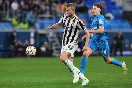 Футбол. Лига чемпионов. Матч "Зенит" - "Ювентус"