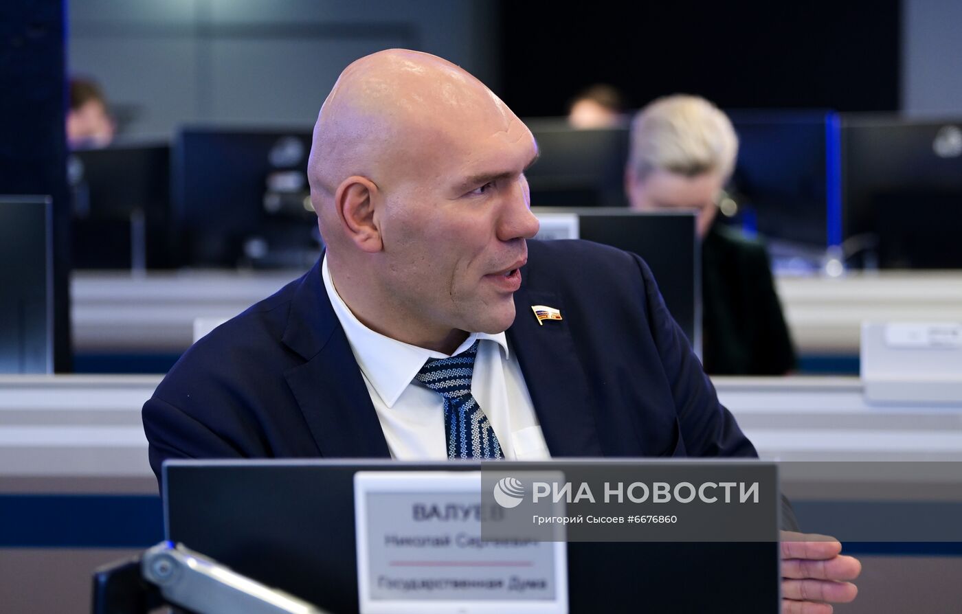 Рабочая встреча зампреда правительства РФ Д. Чернышенко с руководителями профильных комитетов Госдумы
