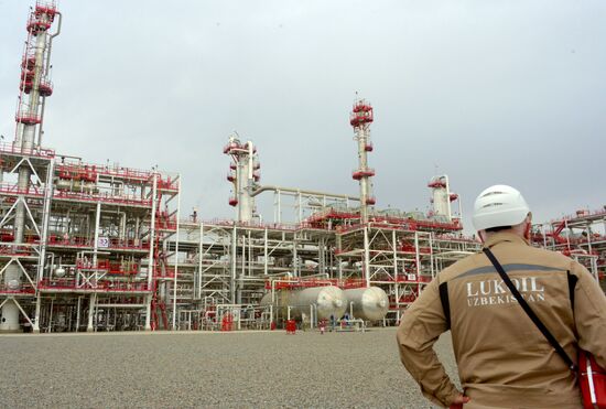 Кандымский газоперерабатывающий комплекс в Узбекистане