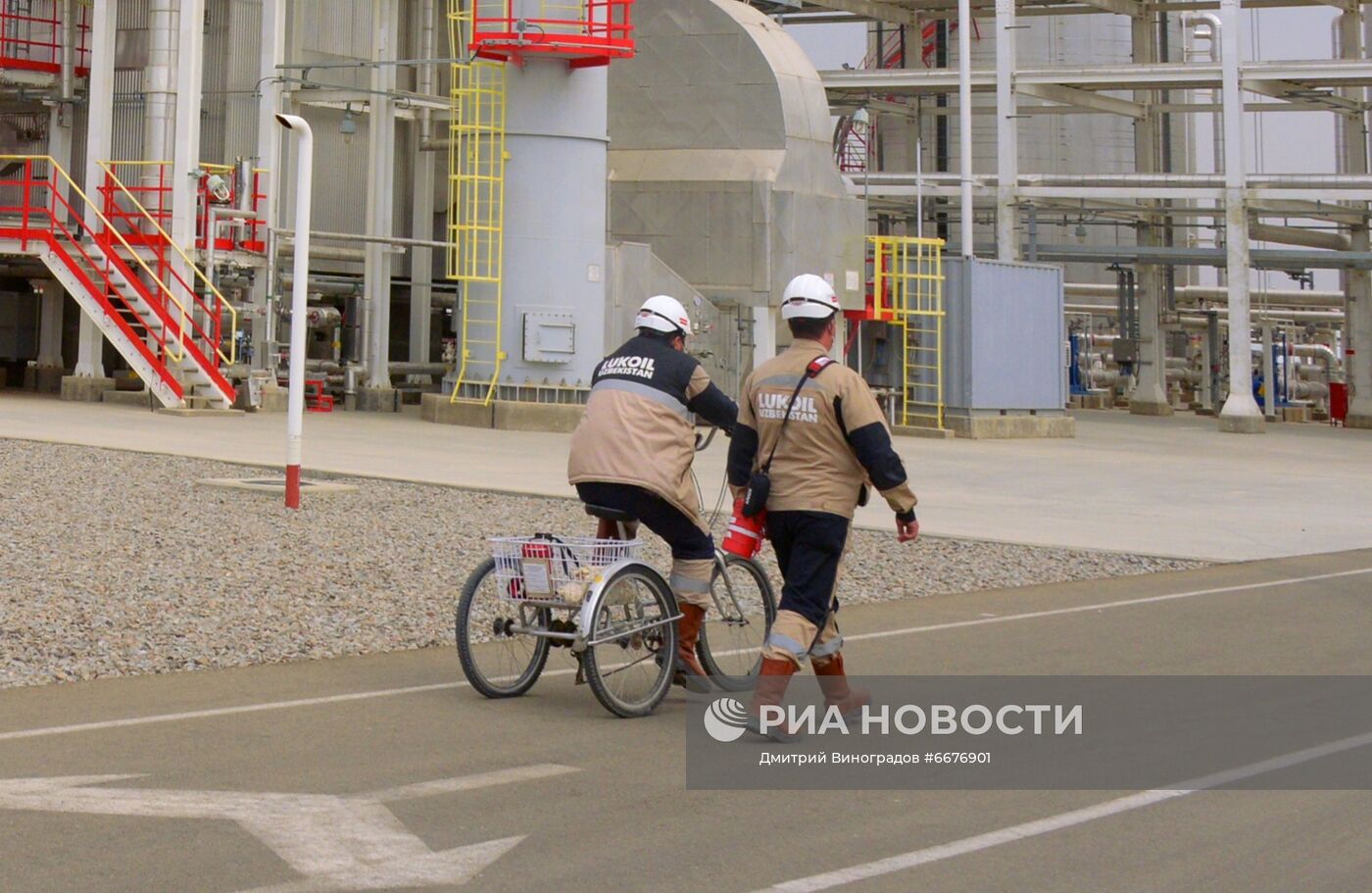 Кандымский газоперерабатывающий комплекс в Узбекистане