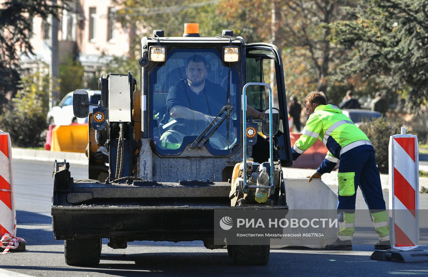 Ремонт дорог в Крыму