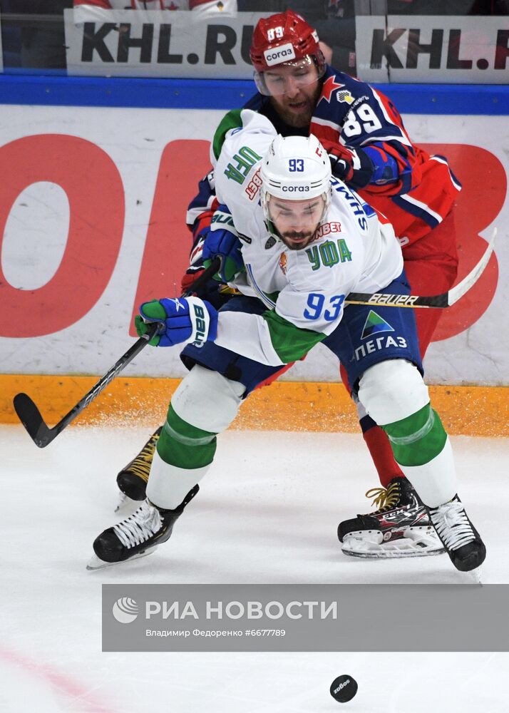 Хоккей. КХЛ. Матч ЦСКА - "Салават Юлаев"