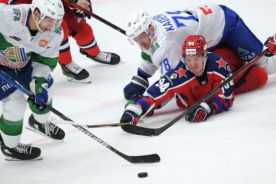 Хоккей. КХЛ. Матч ЦСКА - "Салават Юлаев"