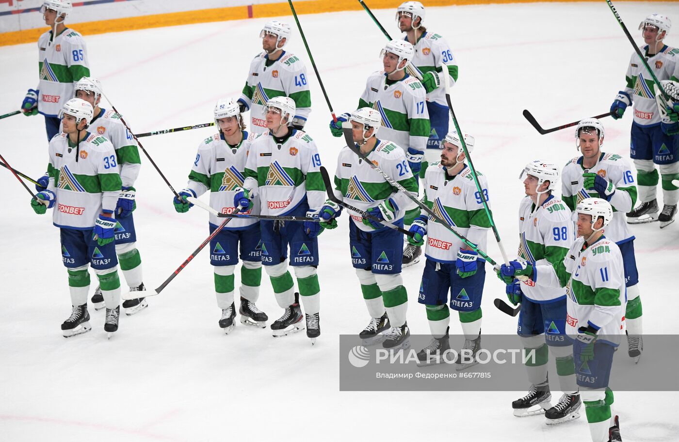 Хоккей. КХЛ. Матч ЦСКА - "Салават Юлаев"