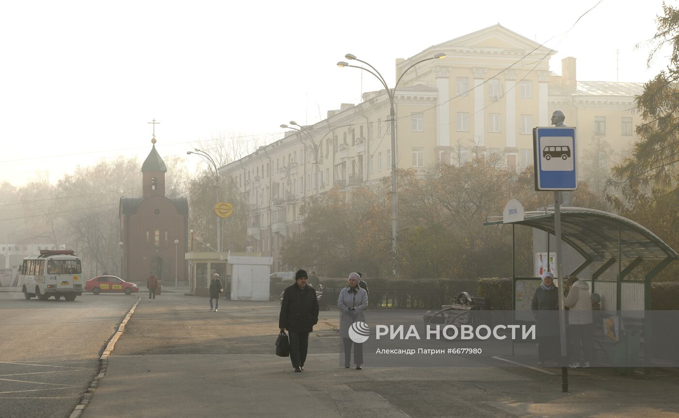 Смог в Кемерове