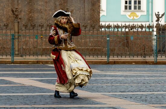 Штормовой ветер в Санкт-Петербурге