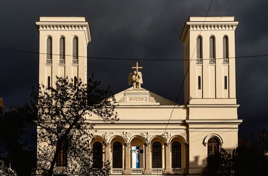 Штормовой ветер в Санкт-Петербурге