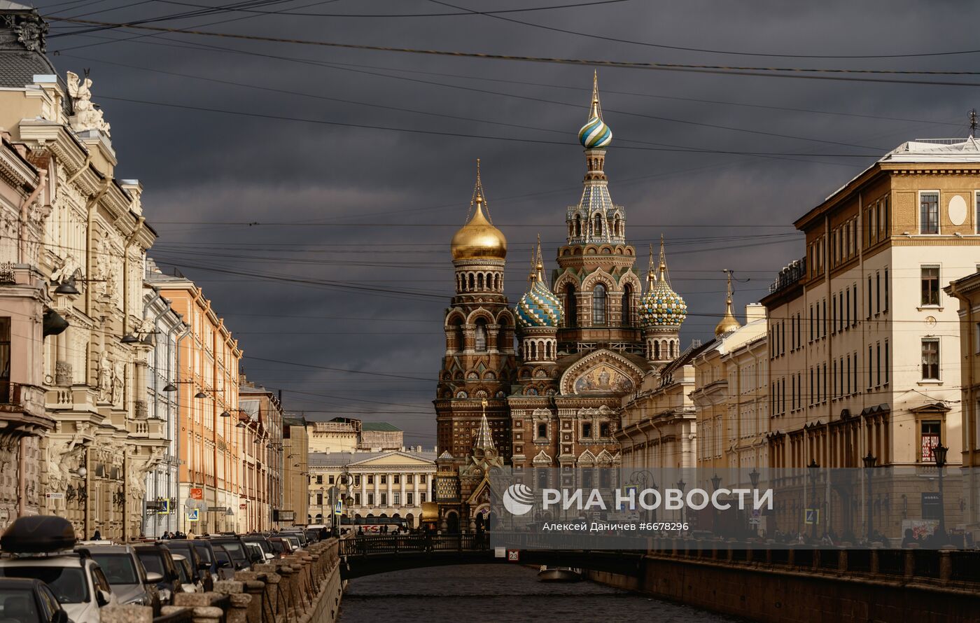 Штормовой ветер в Санкт-Петербурге