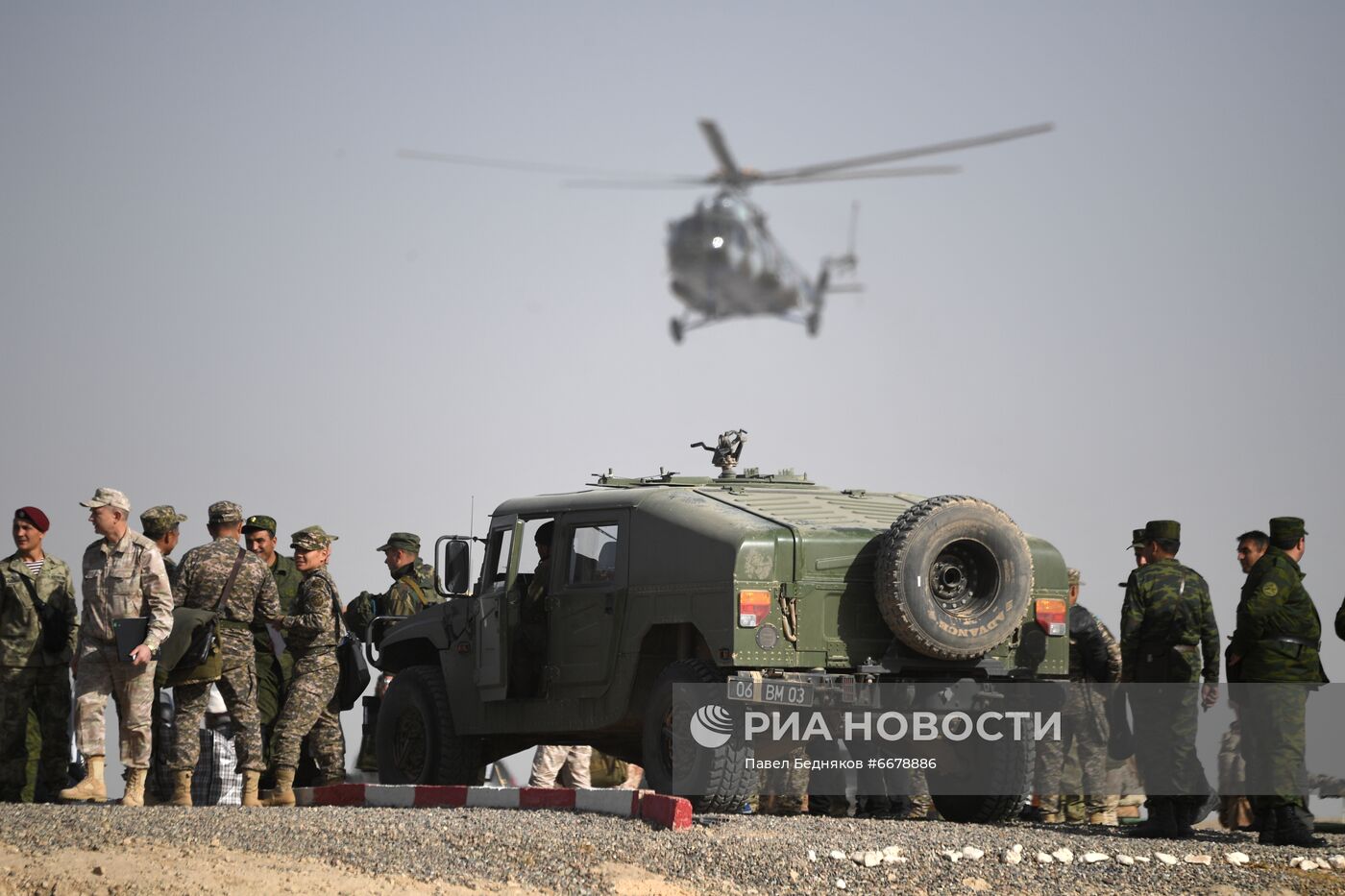 Учения стран ОДКБ в Таджикистане