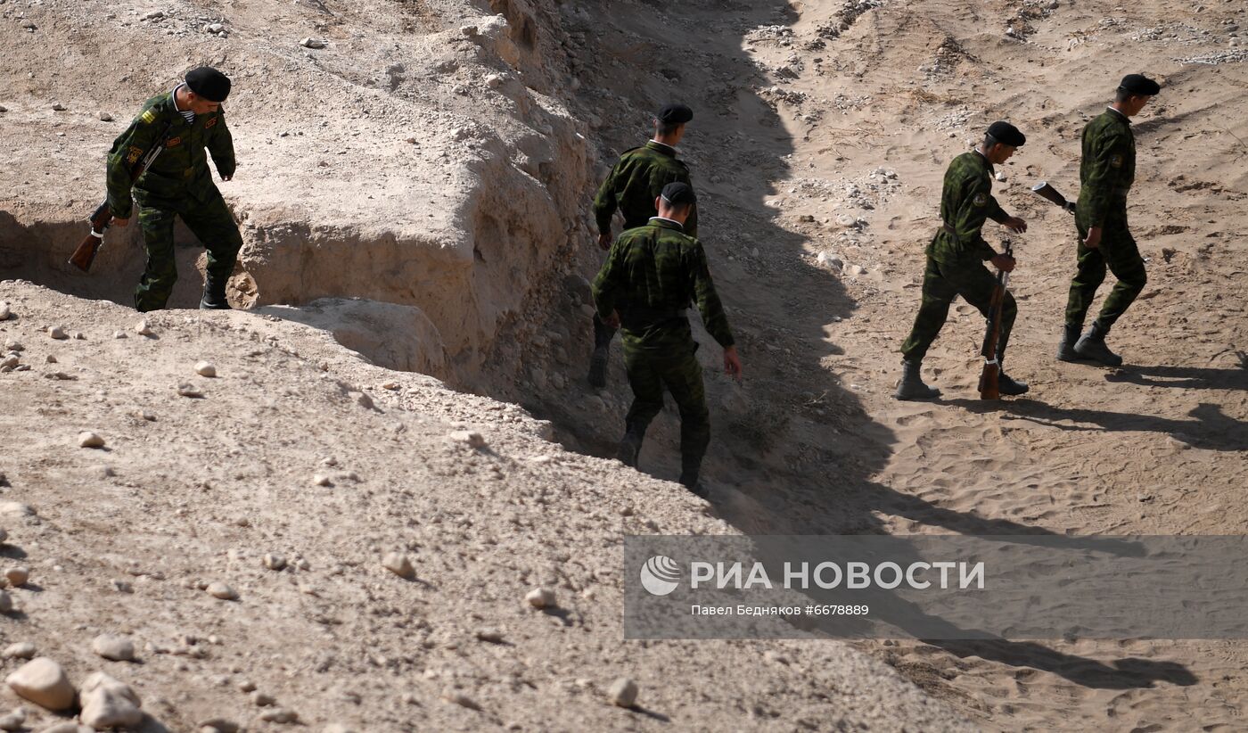 Учения стран ОДКБ в Таджикистане