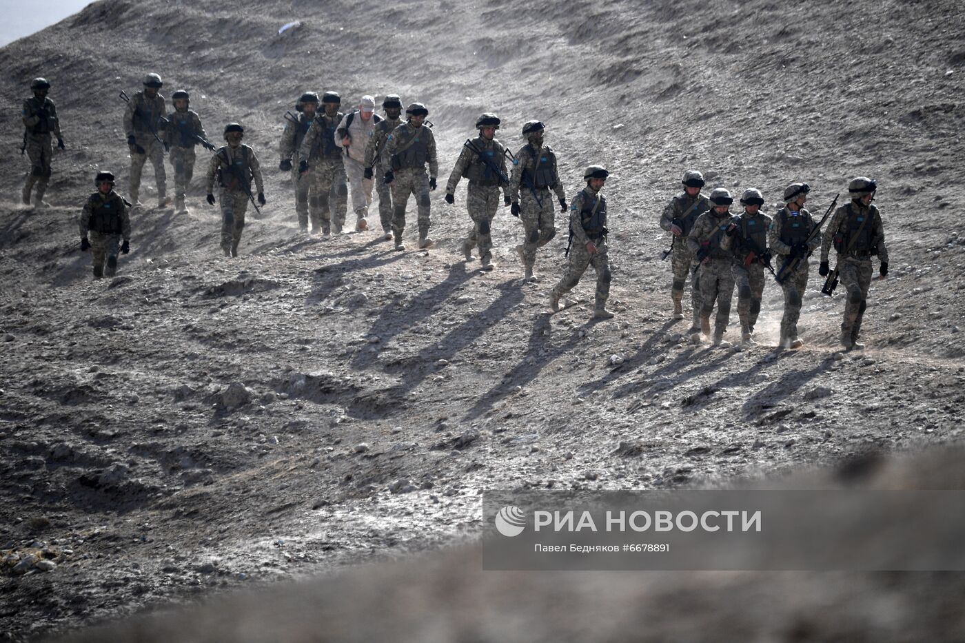 Учения стран ОДКБ в Таджикистане