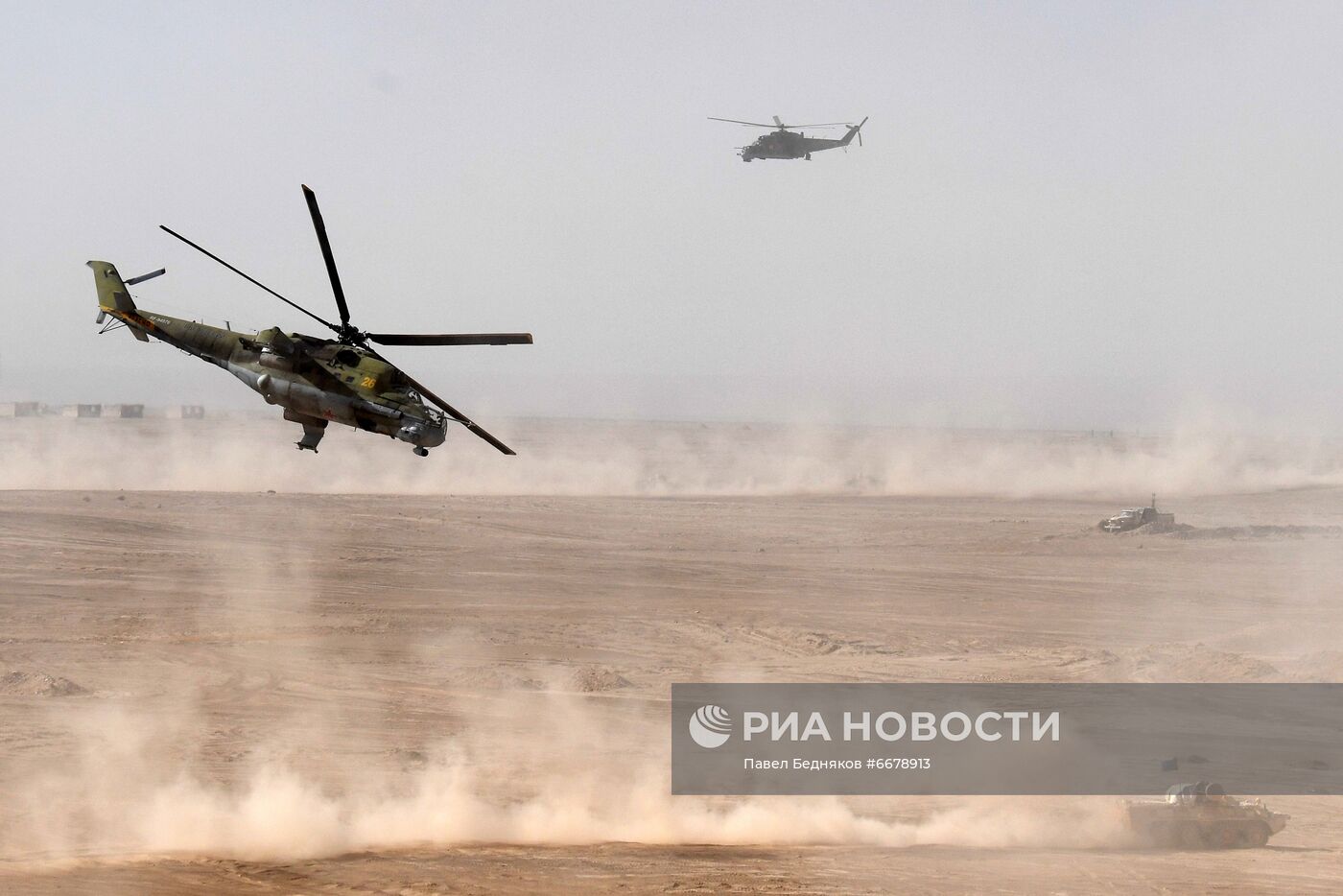 Учения стран ОДКБ в Таджикистане