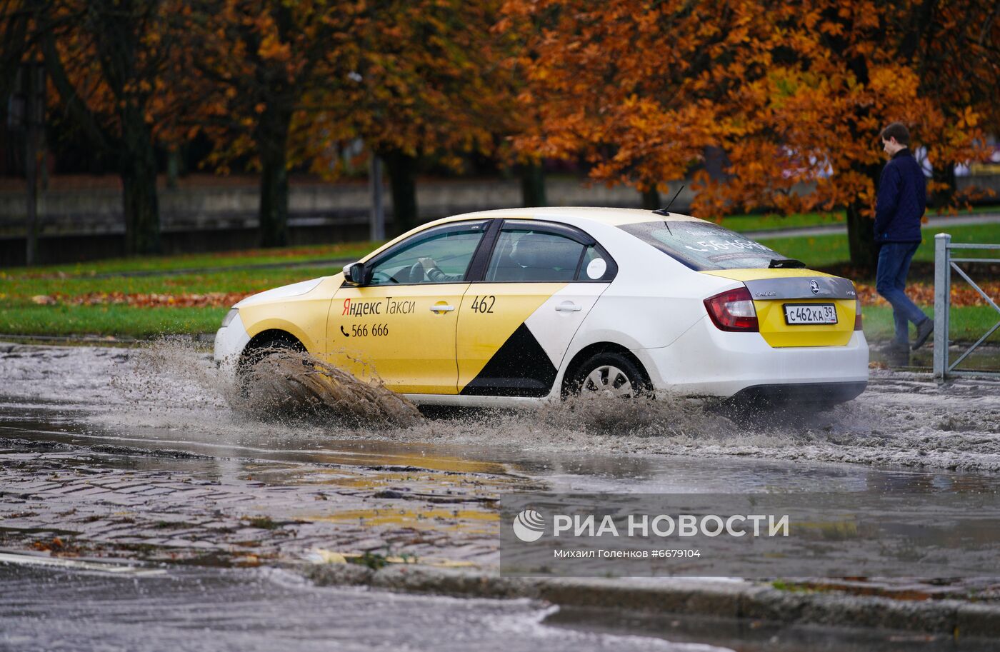 Последствия шторма в Калининграде