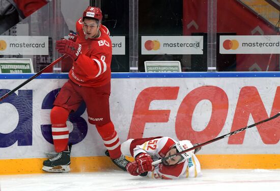 Хоккей. КХЛ. Матч "Спартак" - "Куньлунь"