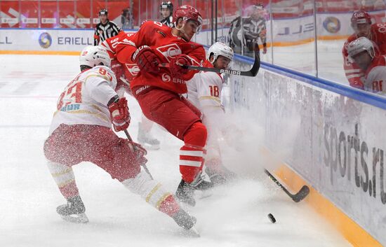 Хоккей. КХЛ. Матч "Спартак" - "Куньлунь"