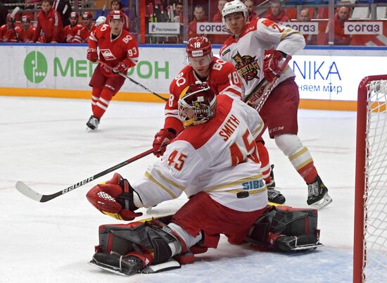 Хоккей. КХЛ. Матч "Спартак" - "Куньлунь"