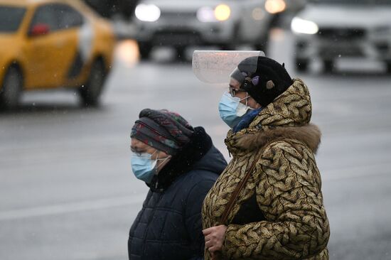 Москва в период пандемии коронавируса