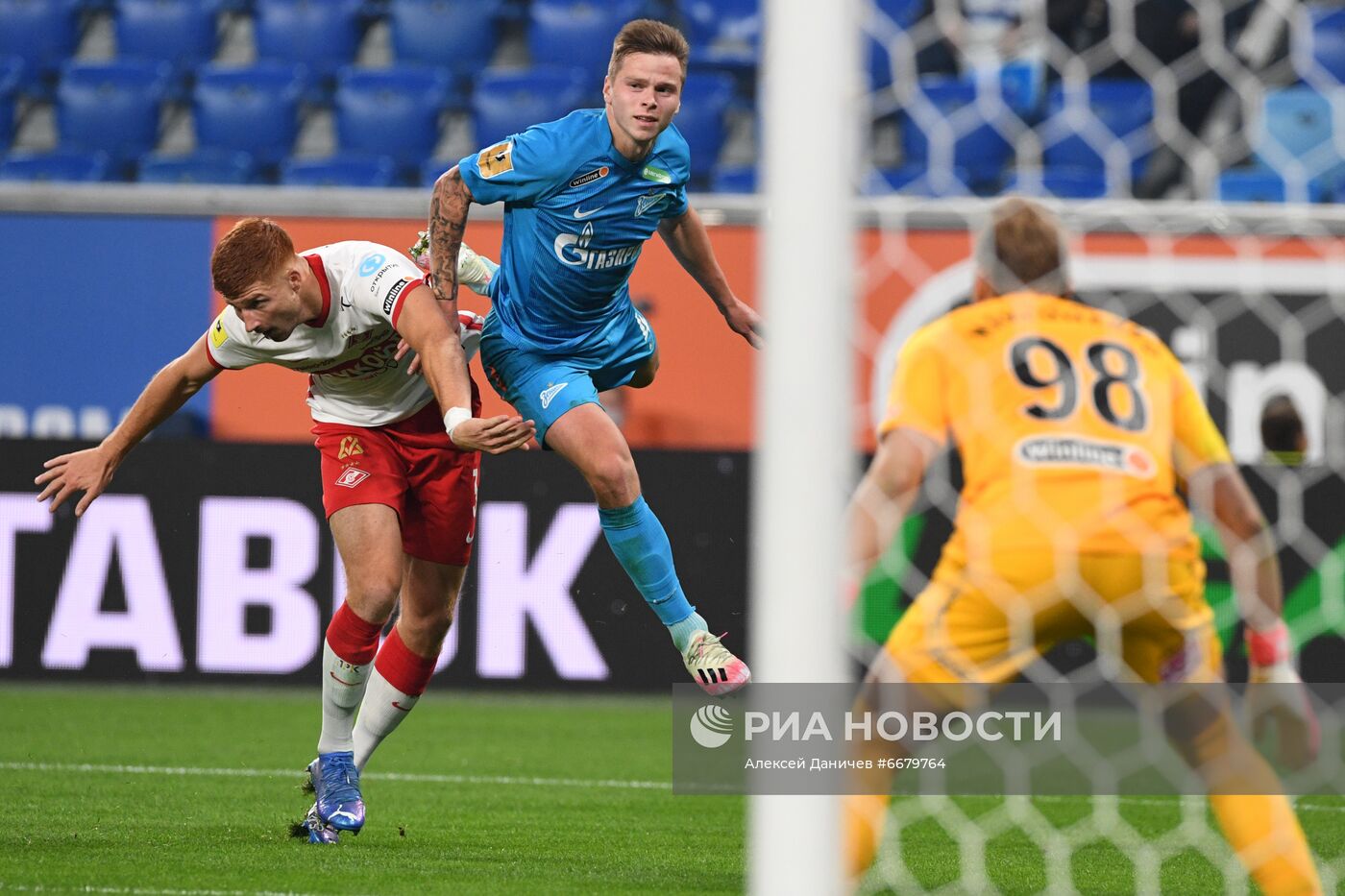 Футбол. РПЛ. Матч "Зенит" - "Спартак"