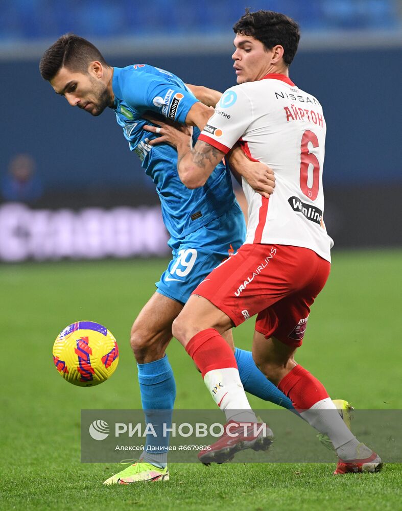 Футбол. РПЛ. Матч "Зенит" - "Спартак"