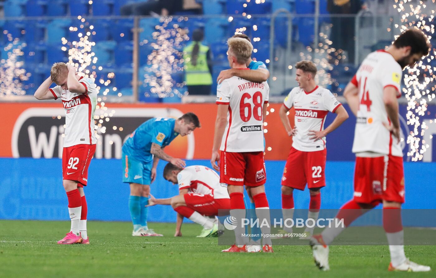 Футбол. РПЛ. Матч "Зенит" - "Спартак"