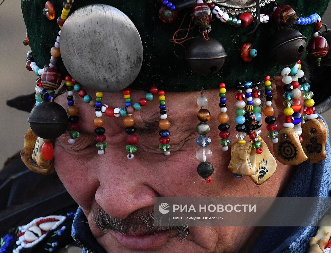 Шаманский обряд в Тыве