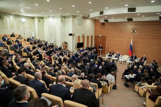 Заседание фракции партии "Единая Россия" с участием министра финансов РФ А. Силуанова