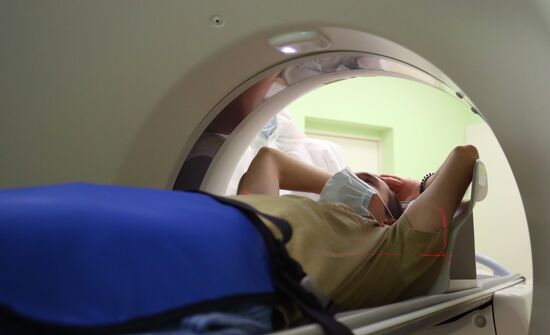 Отделение для больных коронавирусом в госпитале Минобороны РФ в Волгограде