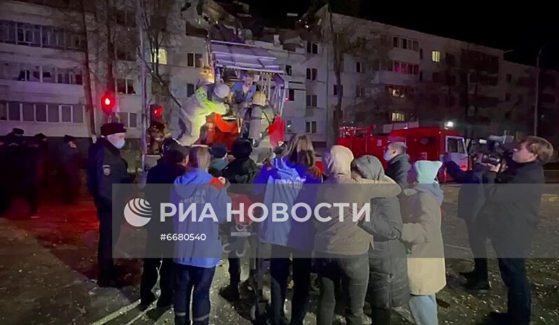 Взрыв в жилом доме в Набережных Челнах