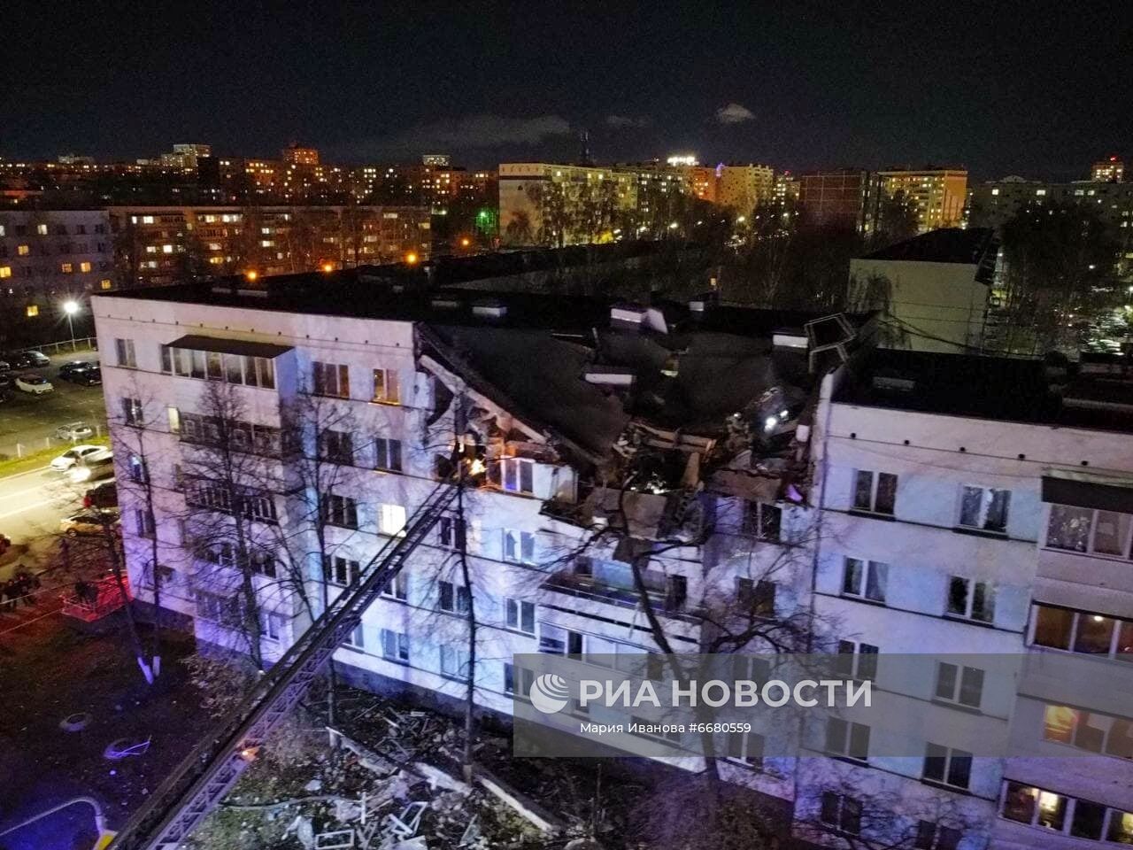 Взрыв в жилом доме в Набережных Челнах