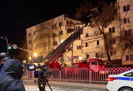 Взрыв в жилом доме в Набережных Челнах