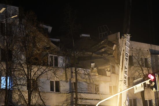 Взрыв в жилом доме в Набережных Челнах