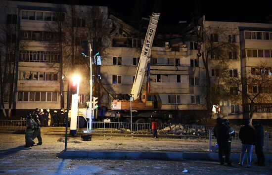 Взрыв в жилом доме в Набережных Челнах